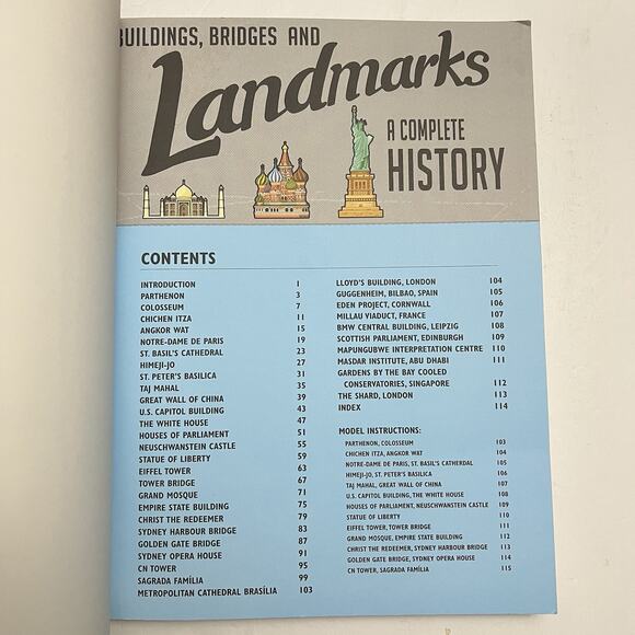Buildings Bridges and Landmarks A Complete History 3D Model Making Book - Picture 2 of 10